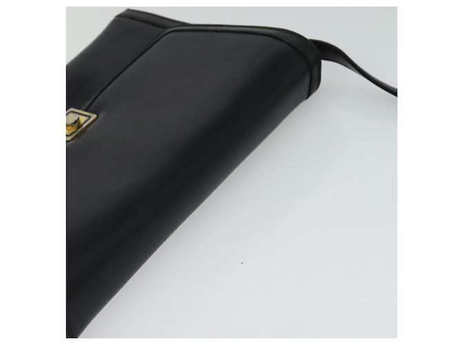 Borsa a Spalla GUCCI in Pelle Nera Oro Auth ep9209 Nero D'oro - vista 6