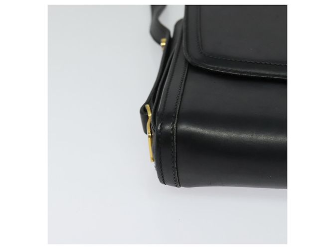 Borsa a Spalla GUCCI in Pelle Nera Oro Auth ep9209 Nero D'oro - vista 9