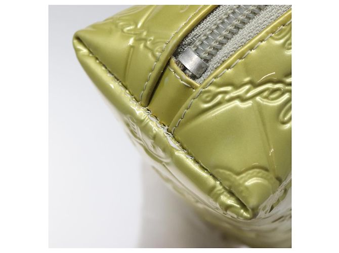 Pochette CHANEL Smalto Argento CC Auth bs26759 - vista 10
