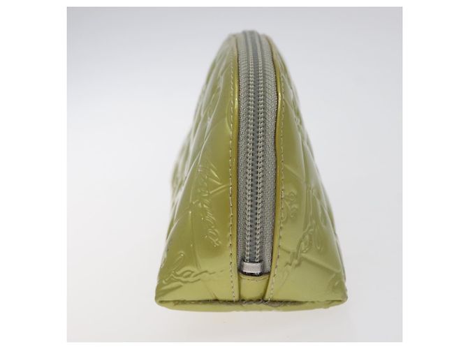 Pochette CHANEL Smalto Argento CC Auth bs26759 - vista 3