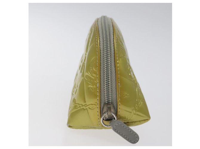 Pochette CHANEL Smalto Argento CC Auth bs26759 - vista 4