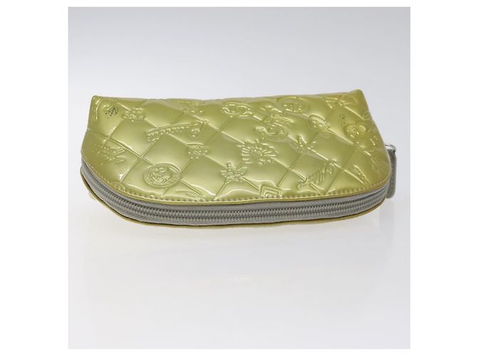 Pochette CHANEL Smalto Argento CC Auth bs26759 - vista 5