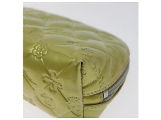 Pochette CHANEL Smalto Argento CC Auth bs26759 - vista 7