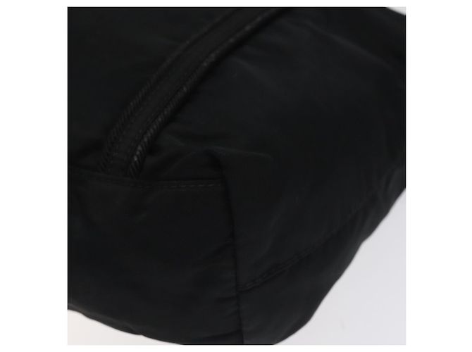 PRADA Mini Borsa Tote Nylon Nero Argento Auth bs26580 - vista 14