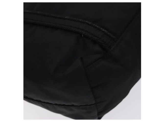 PRADA Mini Borsa Tote Nylon Nero Argento Auth bs26580 - vista 17