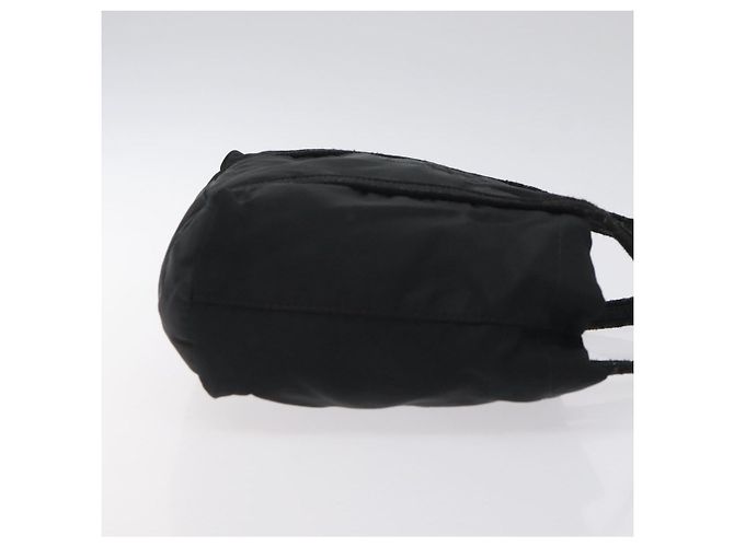 PRADA Mini Borsa Tote Nylon Nero Argento Auth bs26580 - vista 3