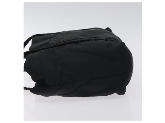 PRADA Mini Borsa Tote Nylon Nero Argento Auth bs26580 - vista 4