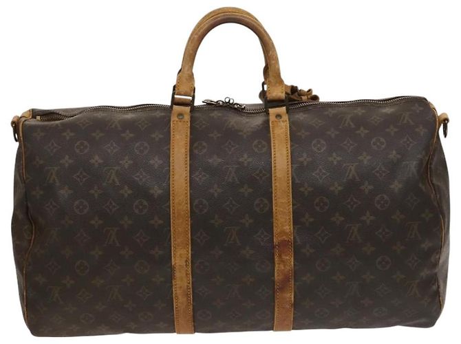 LOUIS VUITTON Monogram Keepall Bandouliere 55 Borsa Boston M41414 LV Auth bs26511 Monogramma - vista 2