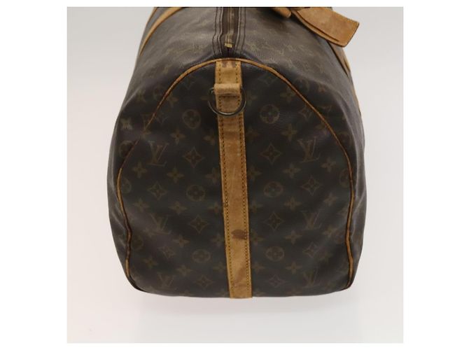 LOUIS VUITTON Monogram Keepall Bandouliere 55 Borsa Boston M41414 LV Auth bs26511 Monogramma - vista 4
