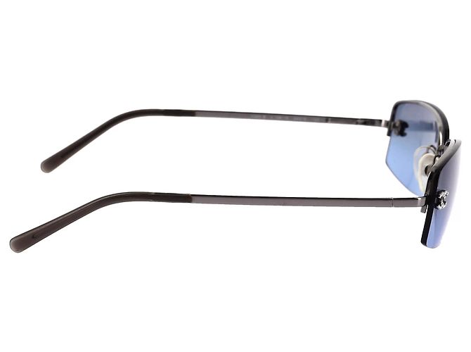 Gafas de sol Chanel de acetato azul - vista 3
