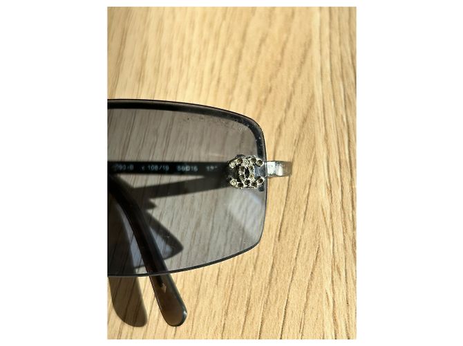 Gafas de sol Chanel de acetato azul - vista 7