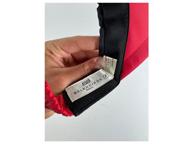 Balenciaga Vintage Suncape Rosso Nero - vista 4