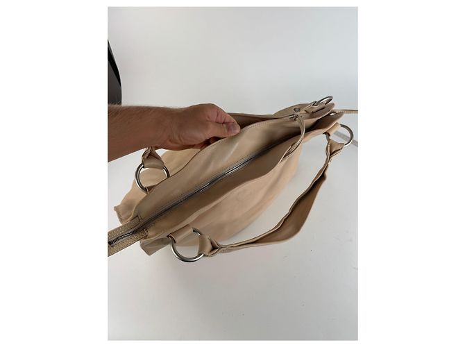 Céline Bolsa de couro vintage Celine grande rosa - vista 14