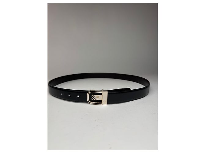 Céline Vintage Celine Triomphe Ledergürtel schwarz - Ansicht 5