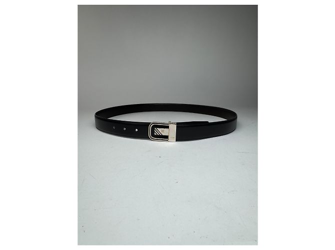Céline Vintage Celine Triomphe Ledergürtel schwarz - Ansicht 9