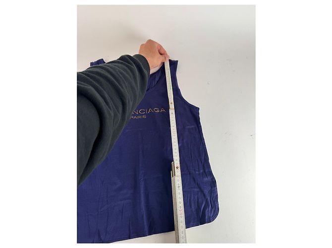 Vintage Balenciaga Canvas Lila M - Ansicht 8
