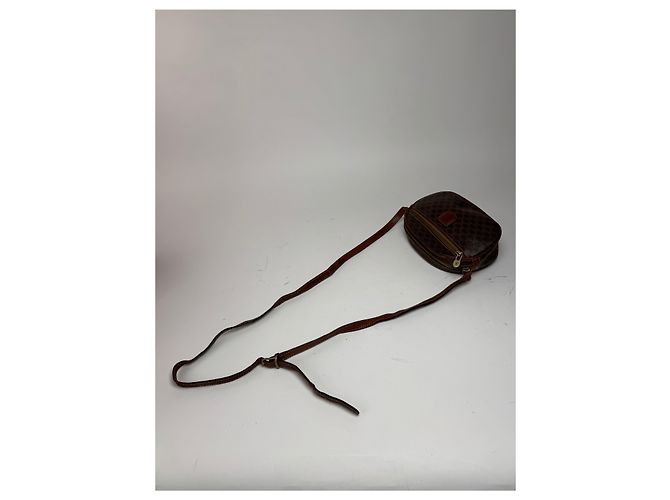 Céline Vintage Celine Triomphe Monogramm Ledertasche braun - Ansicht 10