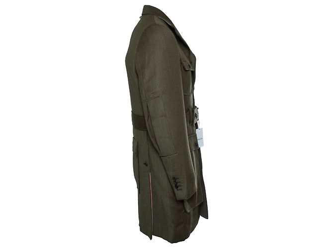 Thom Browne, grüner Trenchcoat - Ansicht 4