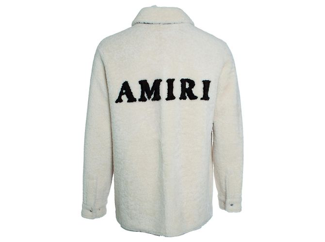 Shearling-Jacke mit Amiri-Logo-Print - Ansicht 2