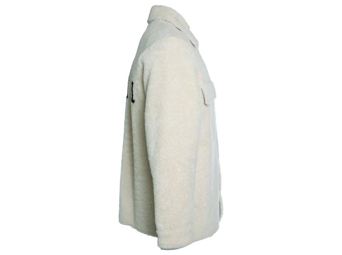 Shearling-Jacke mit Amiri-Logo-Print - Ansicht 4