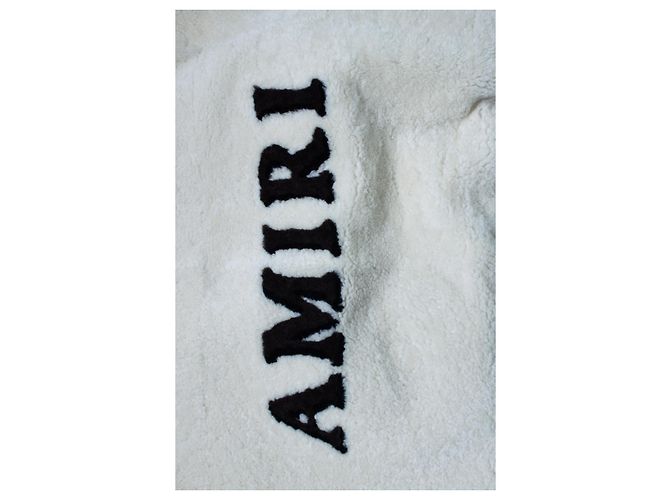 Shearling-Jacke mit Amiri-Logo-Print - Ansicht 5