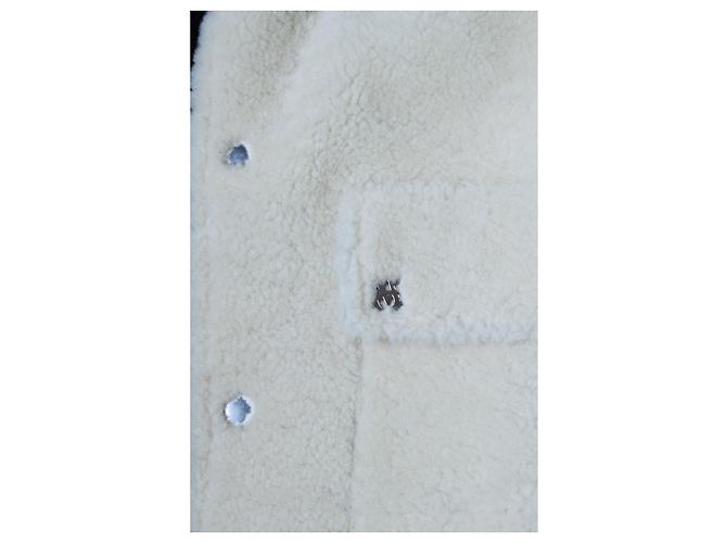 Shearling-Jacke mit Amiri-Logo-Print - Ansicht 6