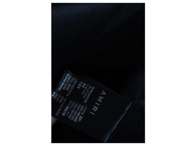 Shearling-Jacke mit Amiri-Logo-Print - Ansicht 8