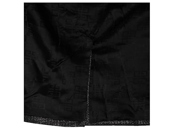 Blazer logo de jacquard Lurex Givenchy Negro - vista 10