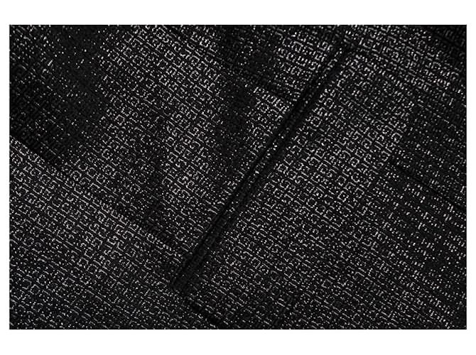 Blazer logo de jacquard Lurex Givenchy Negro - vista 6