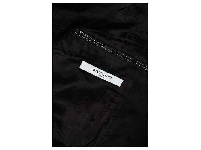 Blazer logo de jacquard Lurex Givenchy Negro - vista 7