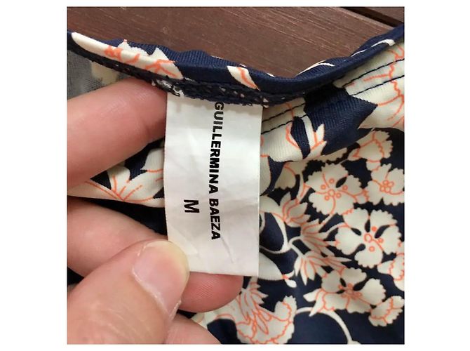 Autre Marque Bikini Triángulo Guillermina Baeza Crudo Azul oscuro - vista 5