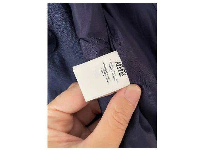 Moschino Mantelkleid Dunkelblau Hanf - Ansicht 11