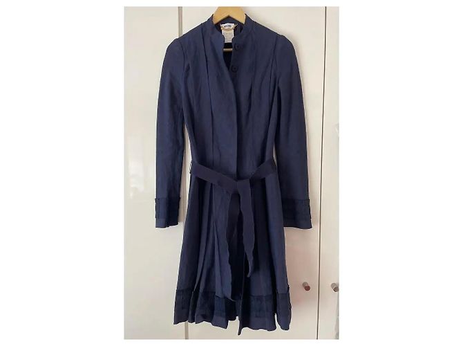 Moschino Mantelkleid Dunkelblau Hanf - Ansicht 4