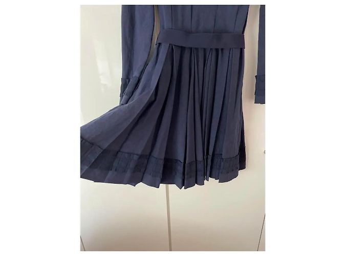 Moschino Mantelkleid Dunkelblau Hanf - Ansicht 7