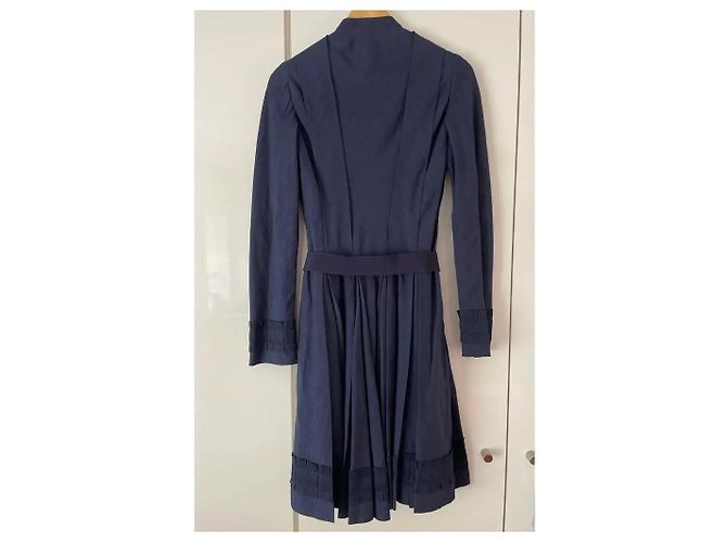 Moschino Mantelkleid Dunkelblau Hanf - Ansicht 8