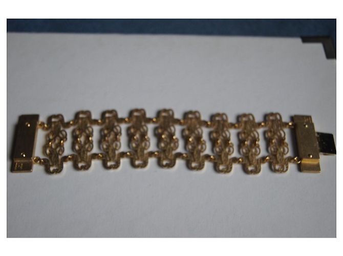 Autre Marque Bracciale in metallo dorato D'oro - vista 7