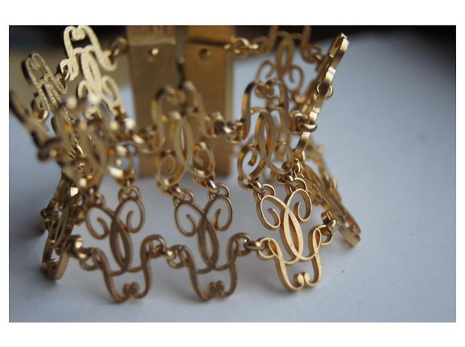 Autre Marque Bracciale in metallo dorato D'oro - vista 8