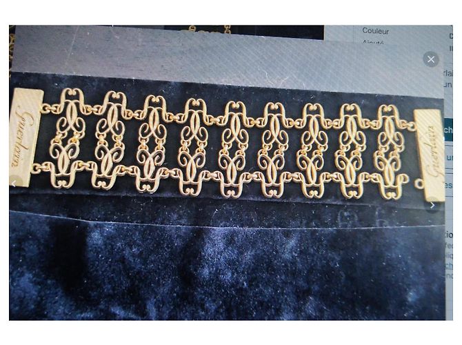 Autre Marque Bracciale in metallo dorato D'oro - vista 9