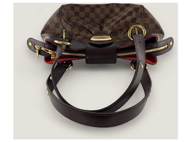 Louis Vuitton Sistina PM Damier Marrone - vista 15