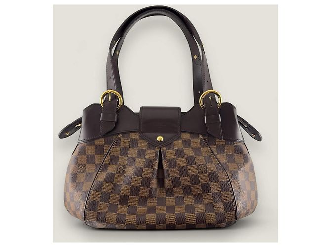 Louis Vuitton Sistina PM Damier Marrone - vista 2