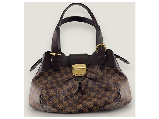 Louis Vuitton Sistina PM Damier Marrone - vista 3