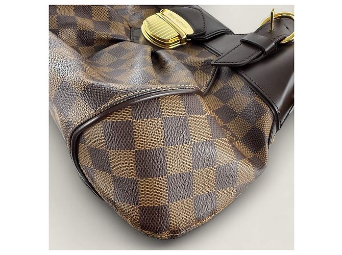 Louis Vuitton Sistina PM Damier Marrone - vista 4