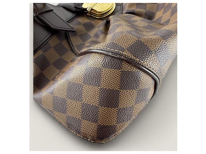 Louis Vuitton Sistina PM Damier Marrone - vista 5