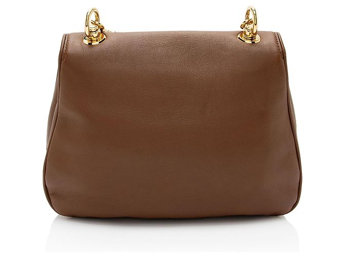 Borsa a spalla media Blondie in pelle Gucci Marrone - vista 3