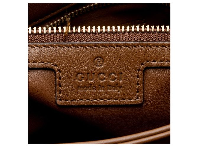 Borsa a spalla media Blondie in pelle Gucci Marrone - vista 8