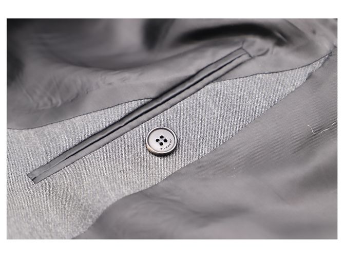 Grau Wollblazer mit Kontrasttasche Kenzo Expedition Mehrfarben - Ansicht 12