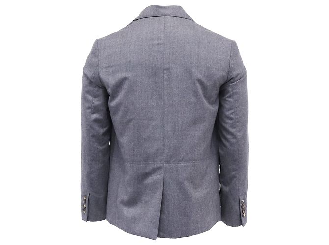 Grau Wollblazer mit Kontrasttasche Kenzo Expedition Mehrfarben - Ansicht 6