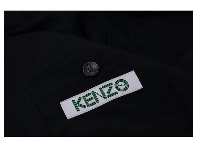 Grau Wollblazer mit Kontrasttasche Kenzo Expedition Mehrfarben - Ansicht 9