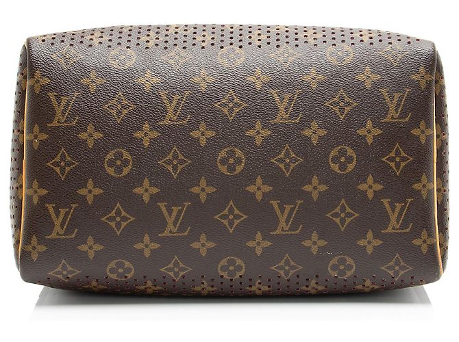 Louis Vuitton Limited Edition Monogram Perforierte Speedy 30 Tasche Braun - Ansicht 4