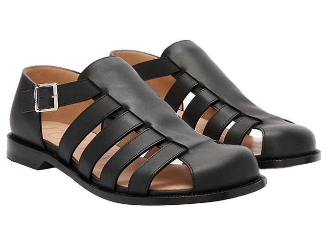 Sandali in pelle Loewe Campo - vista 2